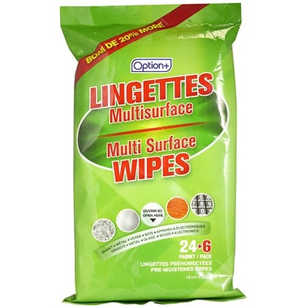 multi surface wipes